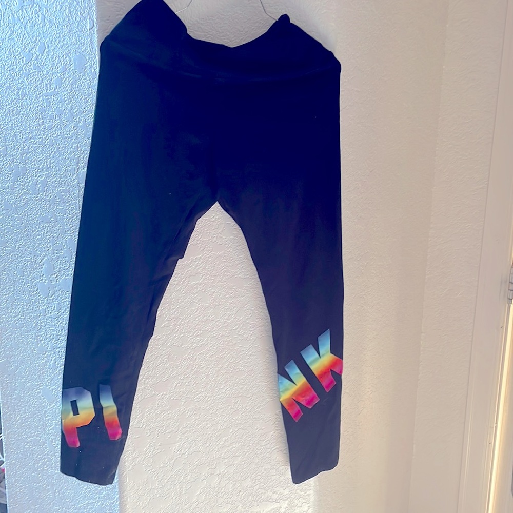 PINK yoga pants size L